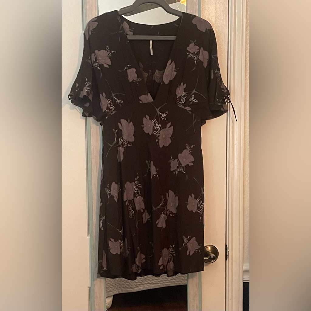 Free People Plunge Mini Dress